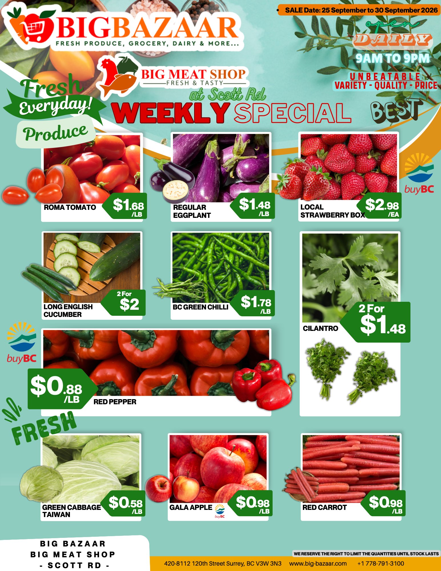 Weekly flyer — Sep 25 – Sep 30 — page 1 of 2