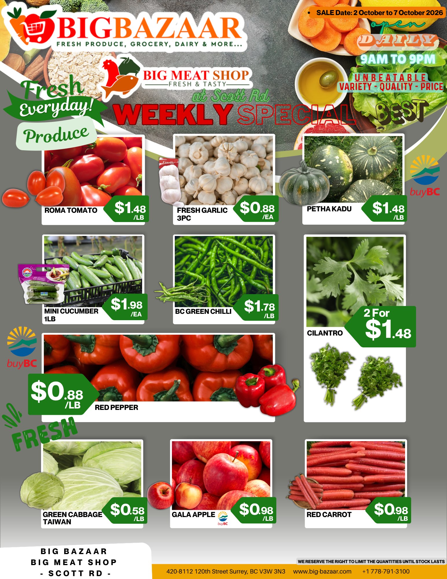 Weekly flyer — Oct 2 – Oct 7 — page 1 of 2
