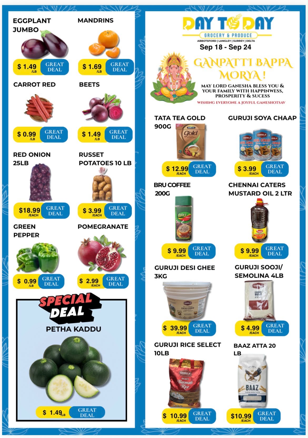 Weekly flyer — Sep 18 – Sep 24 — page 1 of 1
