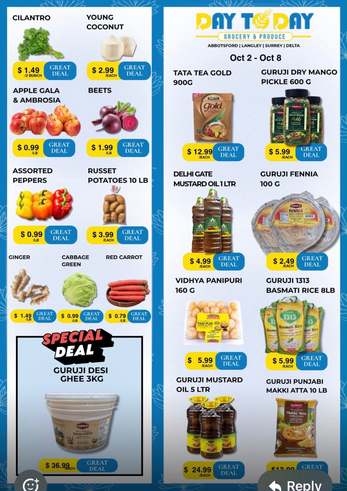 Weekly flyer — Oct 2 – Oct 8 — page 1 of 2