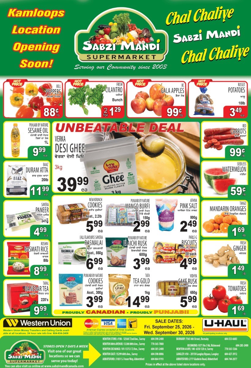 Weekly flyer — Sep 24 – Sep 30 — page 1 of 1